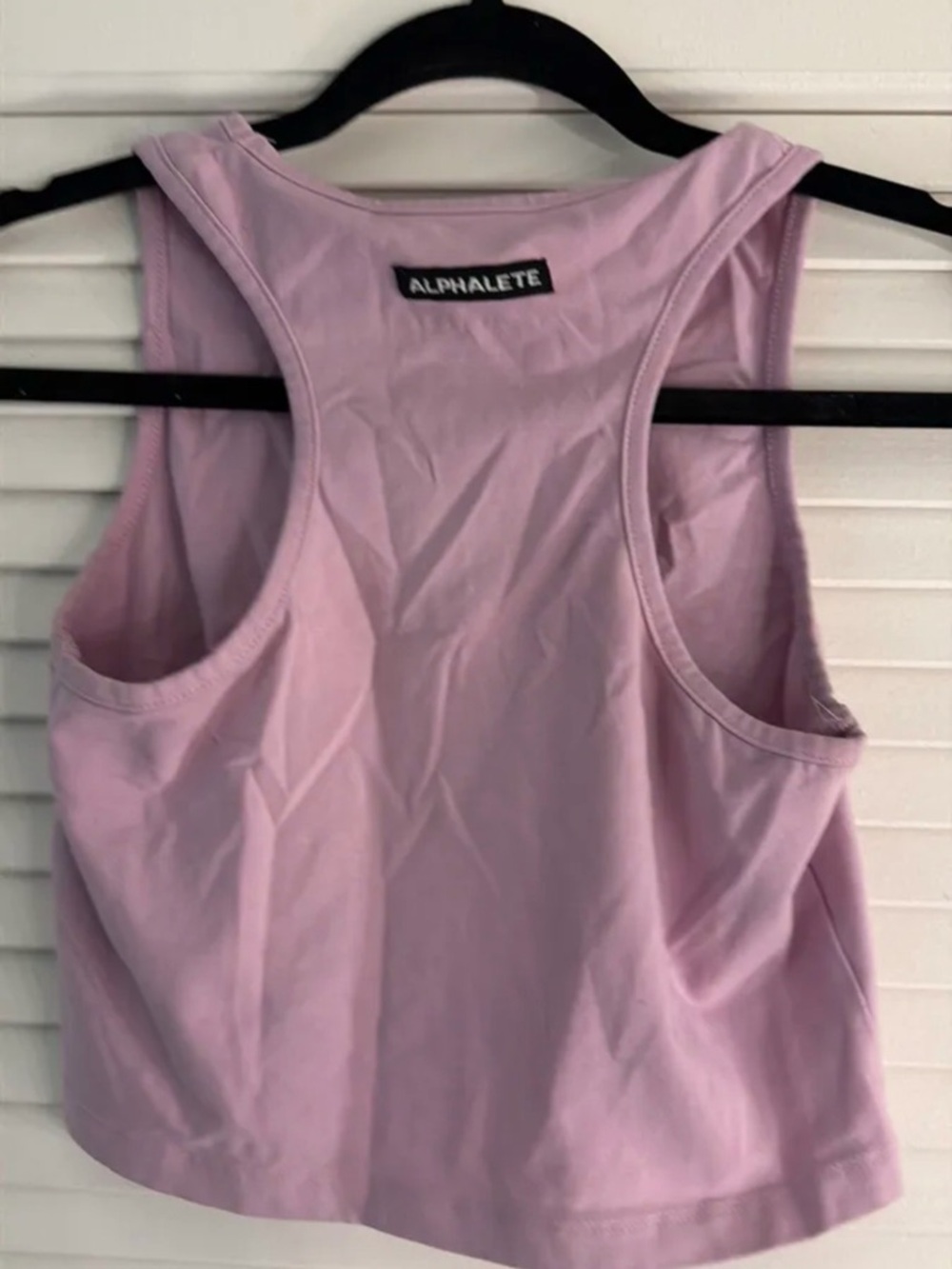 Alphalete Lavender Cropped Tank - Picture 2 of 3
